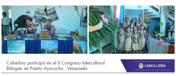 Colombia participó en  II Congreso Intercultural Bilingüe en Puerto Ayacucho - Venezuela