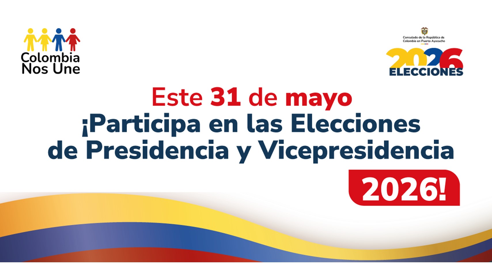 Consulado de Colombia en Puerto Ayacucho publica el puesto de votación para las Elecciones Presidenciales 2026 